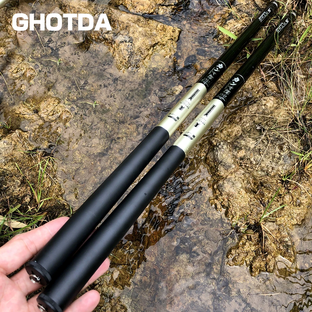 GHOTDA Fine workmanship Hand Pole Stream Rod Freshwater Fishing Pole No Ring Ultralight Hard Rod 3.6-7.2M
GHOTDA Fine workmanship Hand Pole Stream Rod Freshwater Fishing Pole No Ring Ultralight Hard Rod 3.6-7.2M