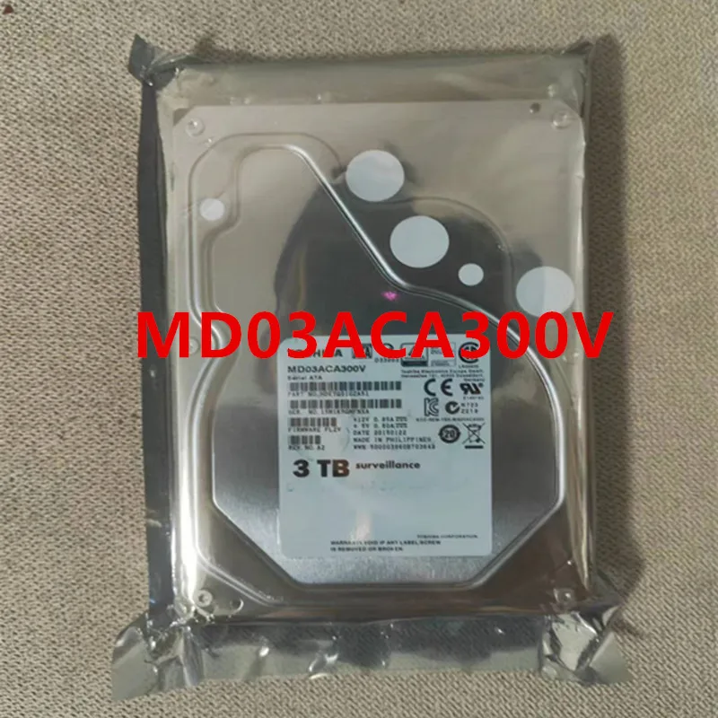 

Original 95% New Hard Disk For TOSHIBA 3TB SATA 3.5" 7200RPM 64MB Desktop HDD For MD03ACA300V