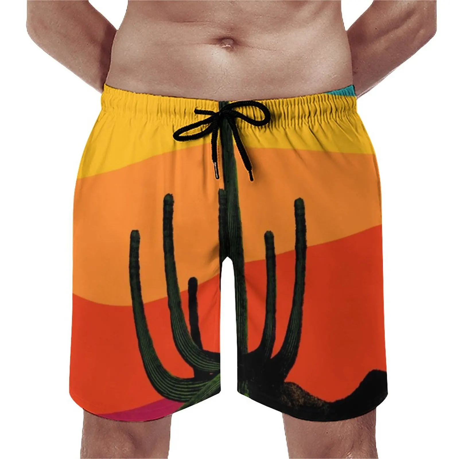 Cartoon Desert Board Shorts Retro Cactus Sunset Retro Board Short Pants Man Graphic Sports Fitness Quick Drying Swimming Trunks
Cartoon Desert Board Shorts Retro Cactus Sunset Retro Board Short Pants Man Graphic Sports Fitness Quick Drying Swimming Trunks