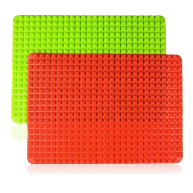 2Pcs Silicone Baking Mats Baking Cooking Mat Non-Slip Reusable Bakeware Pan Non Stick Silicone Cooking Mat
2Pcs Silicone Baking Mats Baking Cooking Mat Non-Slip Reusable Bakeware Pan Non Stick Silicone Cooking Mat