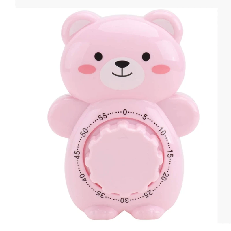 Practical Mechanical Timer Kitchen Timer Countdown Timer Cartoon Bear Shape Egg Timer 60 Min For Cooking,Sports,Learning,Etc
Practical Mechanical Timer Kitchen Timer Countdown Timer Cartoon Bear Shape Egg Timer 60 Min For Cooking,Sports,Learning,Etc