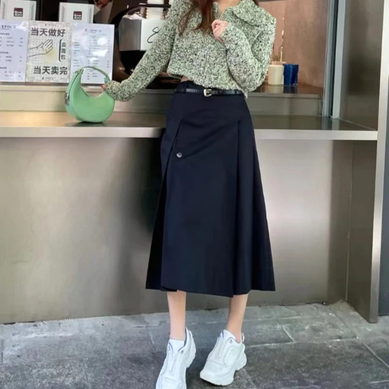 Women Fashion High Waist Irregular Midi Skirt Autumn and Winter Ladies Temperament Commuting Medium Length Jupe 2023 New
Women Fashion High Waist Irregular Midi Skirt Autumn and Winter Ladies Temperament Commuting Medium Length Jupe 2023 New