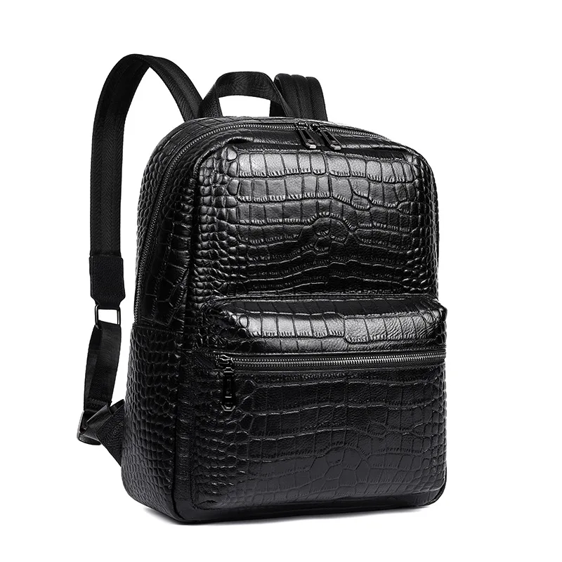 New Fashion Cow Genuine Leather Men Backpacks Real Natural Leather Student Backpack Boy Luxury Alligator Computer Laptop Bag
New Fashion Cow Genuine Leather Men Backpacks Real Natural Leather Student Backpack Boy Luxury Alligator Computer Laptop Bag