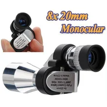 8x20 HD Mini Pocket Zoom Monocular Outdoor Portable Telescope for Hunting Camping Mountaineering Hike Birdwatching