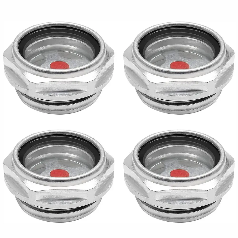 4pcs Air Compressor Oil Sight Glass Metric Male Aluminum Alloy G1" Oil Sight Glass Window Use For Air Compressor Lathe Parts
4pcs Air Compressor Oil Sight Glass Metric Male Aluminum Alloy G1" Oil Sight Glass Window Use For Air Compressor Lathe Parts