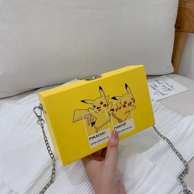 Kawaii Pokémon Pikachu Girls with One Shoulder Box Crossbody Small Square Package
Kawaii Pokémon Pikachu Girls with One Shoulder Box Crossbody Small Square Package