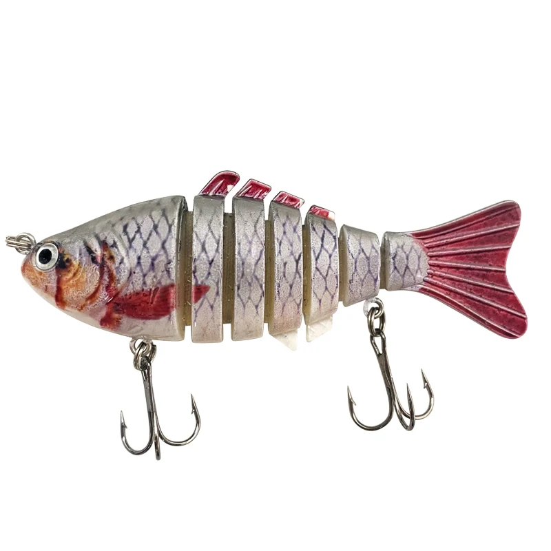 2pcs/bag 7 Section Slow Sinking Bionic Swimming Hard Multi Jointed Bass Lures
2pcs/bag 7 Section Slow Sinking Bionic Swimming Hard Multi Jointed Bass Lures