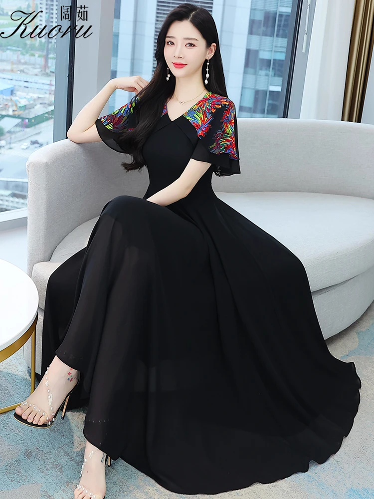 Summer Maxi Dresses For Women Party Black Chiffon Blue Midi Dress V-Neck Beach Vintage Robe Chic Elegant Casual Bodycon Evening
Summer Maxi Dresses For Women Party Black Chiffon Blue Midi Dress V-Neck Beach Vintage Robe Chic Elegant Casual Bodycon Evening