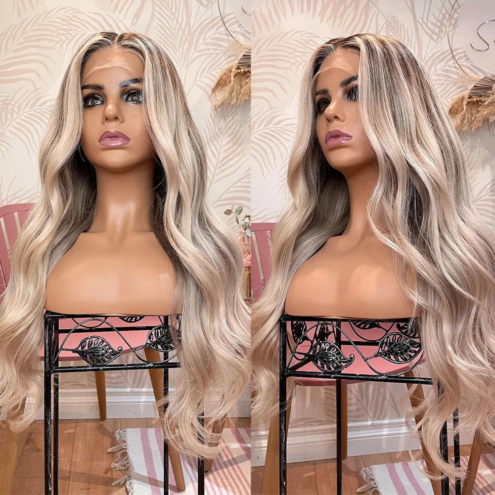 Full Lace Wig Humain Hair 360 All Lace Frontal Wigs HD Transparent ASh Grey Blonde Highlight Front Wig Cheap Sale Bleached Knot
Full Lace Wig Humain Hair 360 All Lace Frontal Wigs HD Transparent ASh Grey Blonde Highlight Front Wig Cheap Sale Bleached Knot