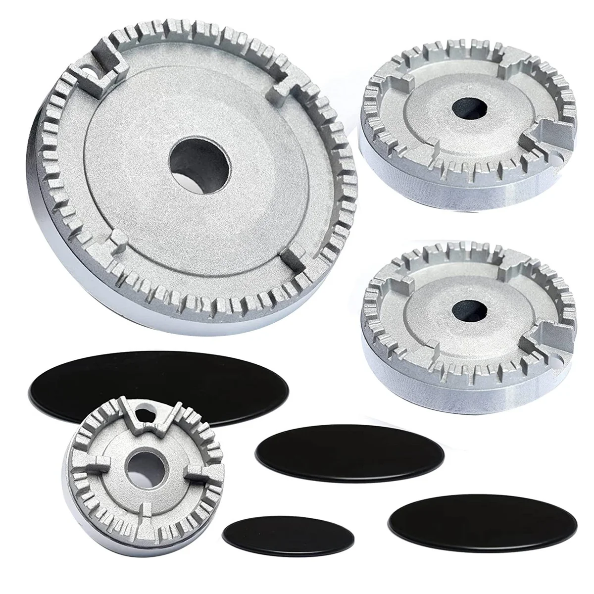 Cooker Hat Set Stove Lid Upgraded, Oven Gas Hob Burner Crown Flame Cap, Gas Burner Flame Cap Fits Most Gas Stove Burners
Cooker Hat Set Stove Lid Upgraded, Oven Gas Hob Burner Crown Flame Cap, Gas Burner Flame Cap Fits Most Gas Stove Burners