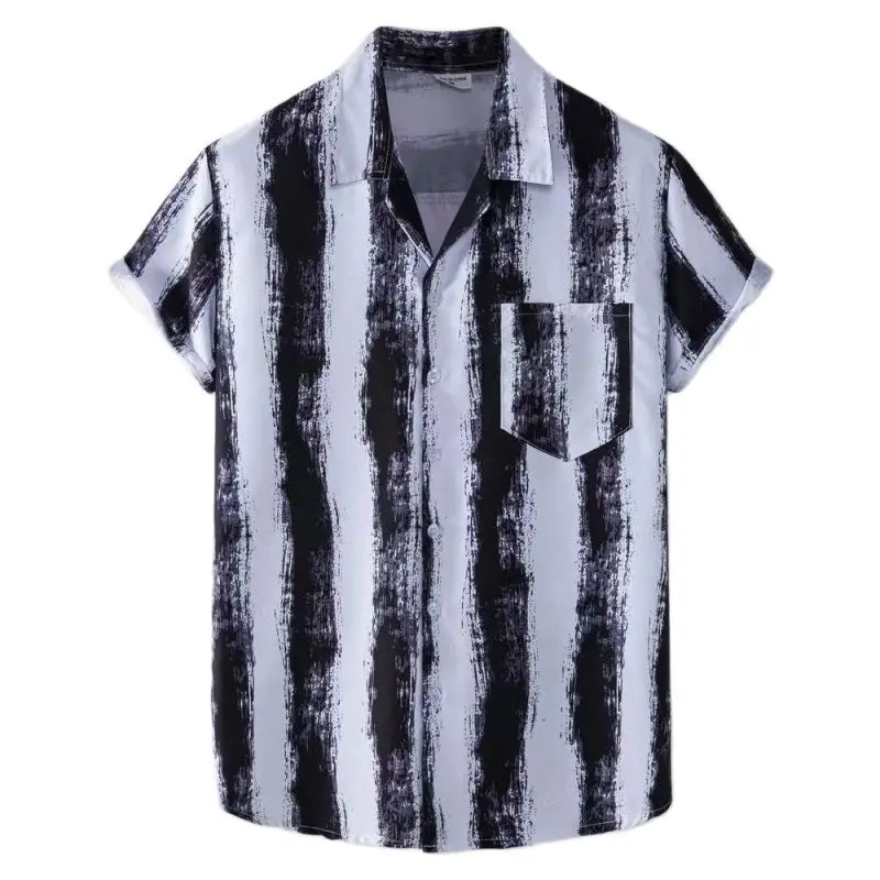 Удобные модные красивые повседневные рубашки с цветочным принтом В Гавайском пляжном стиле в британском стиле рубашки с отворотами в Европе и Америке
Удобные модные красивые повседневные рубашки с цветочным принтом В Гавайском пляжном стиле в британском стиле рубашки с отворотами в Европе и Америке