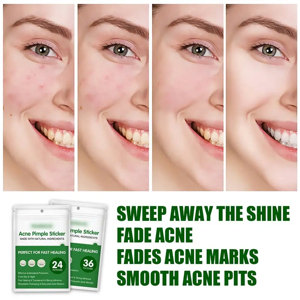 24/36 Pcs Acne Pimple Patch Invisible Ibreathable Acne Pimple Stickers Waterproof Skin Care Pimple Remover Tools Acne Treatment 
24/36 Pcs Acne Pimple Patch Invisible Ibreathable Acne Pimple Stickers Waterproof Skin Care Pimple Remover Tools Acne Treatment