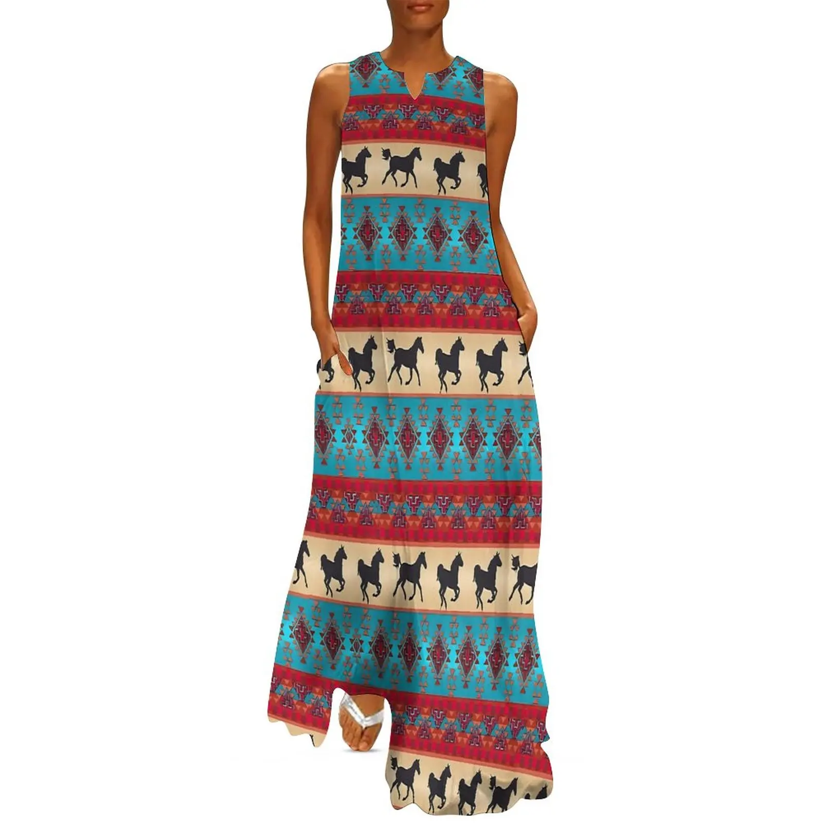 Tribal Horse Dress Summer Vintage Print Street Style Bohemia Long Dresses Ladies Printed Vintage Maxi Dress Big Size 5XL
Tribal Horse Dress Summer Vintage Print Street Style Bohemia Long Dresses Ladies Printed Vintage Maxi Dress Big Size 5XL