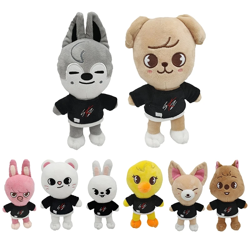 21cm Plush Toys Stray Kids Cartoon Stuffed Animal Plushies Doll Bbokari Leebit Wolf Chan Puppym Fans Gifts
21cm Plush Toys Stray Kids Cartoon Stuffed Animal Plushies Doll Bbokari Leebit Wolf Chan Puppym Fans Gifts
