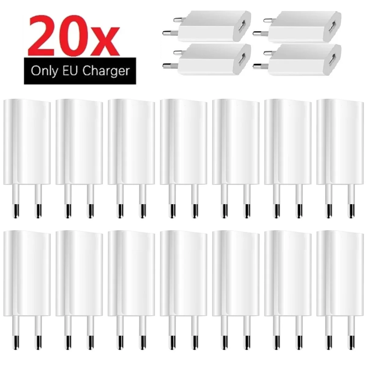 20Pcs Portable 5V 1A Eu US AC Usb Wall Charger Travel Power Adapters For Phone 7 8 Xr Samsung Huawei Charger Plug
20Pcs Portable 5V 1A Eu US AC Usb Wall Charger Travel Power Adapters For Phone 7 8 Xr Samsung Huawei Charger Plug