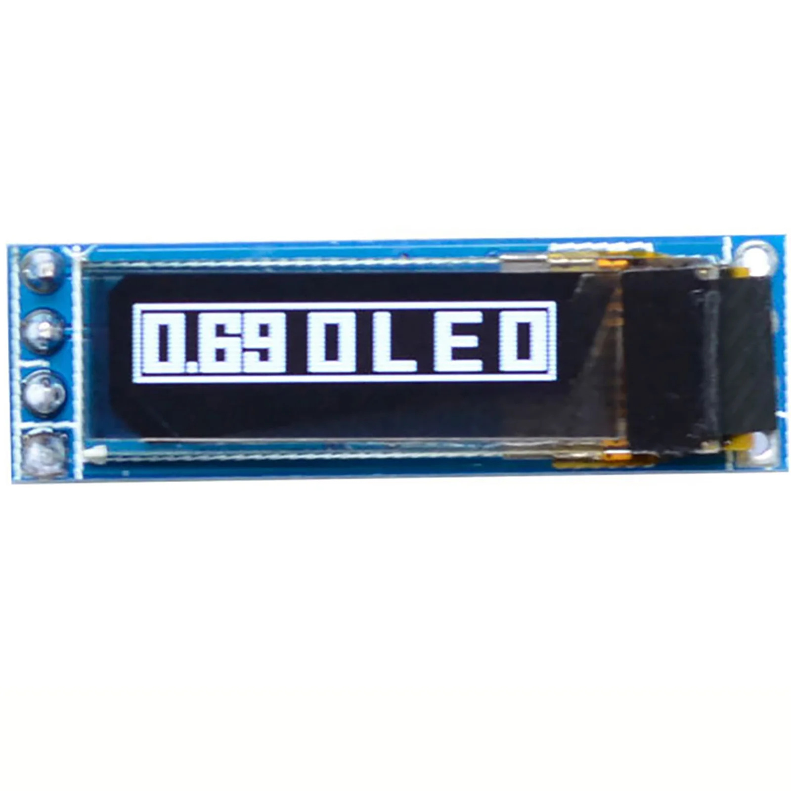 3.3V 4PIN White Display Clear Images IIC I2C Interface For 0.69 -Inch 96 × 16 OLED Driver Tool Parts Accessories
3.3V 4PIN White Display Clear Images IIC I2C Interface For 0.69 -Inch 96 × 16 OLED Driver Tool Parts Accessories