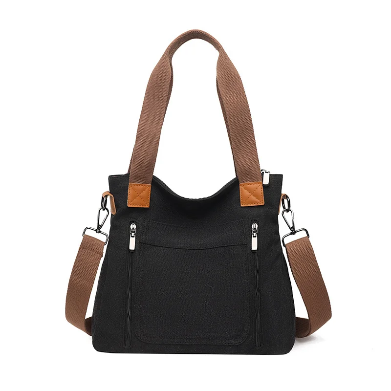 Canvas Women Fashion Multi-function Shoulder Bag Female Solid Color Simplicity Large-capacity Crossbody Travel Shopping Tote
Canvas Women Fashion Multi-function Shoulder Bag Female Solid Color Simplicity Large-capacity Crossbody Travel Shopping Tote