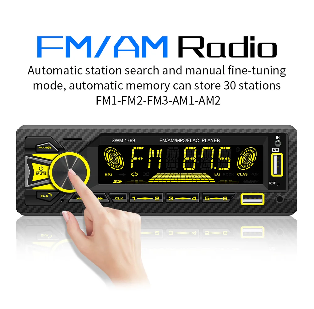 

Car 3.5'' Wide Screen Radios Stereo MP3 Music Players Bluetooth Kit FM Transmitters AUX Input 12 PIN ISO Port With Car Locator