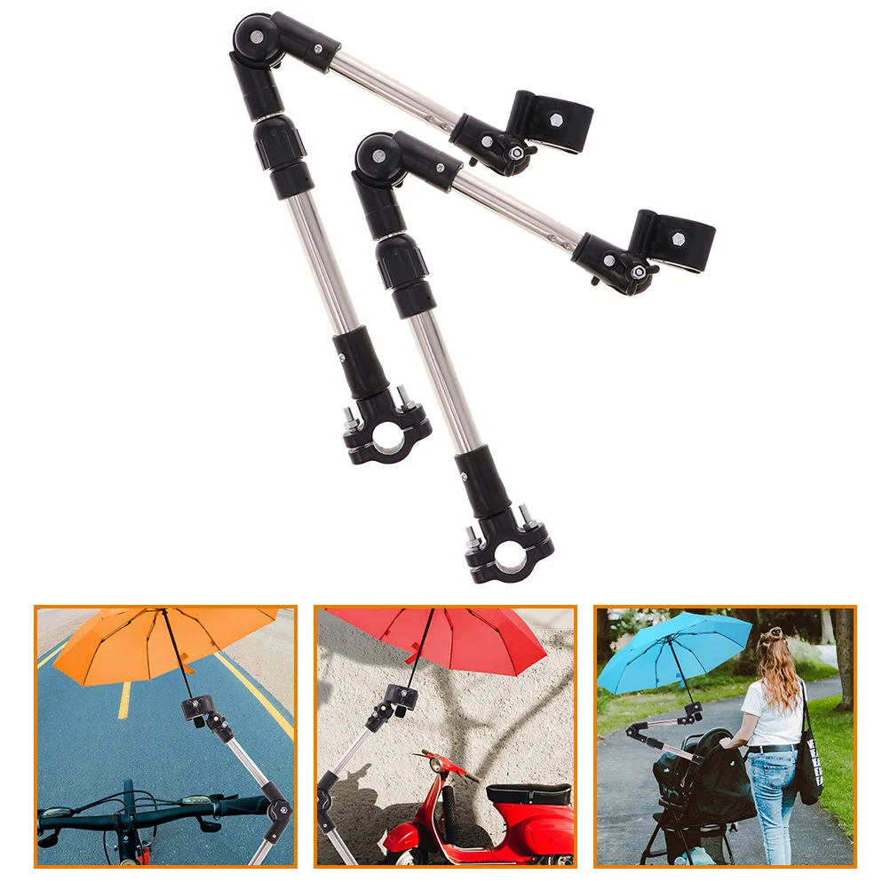 2 Pcs Umbrella Mount Stand Bike Bicycle Bracket Clamps Metal Adjustable Holder Multipurpose
2 Pcs Umbrella Mount Stand Bike Bicycle Bracket Clamps Metal Adjustable Holder Multipurpose