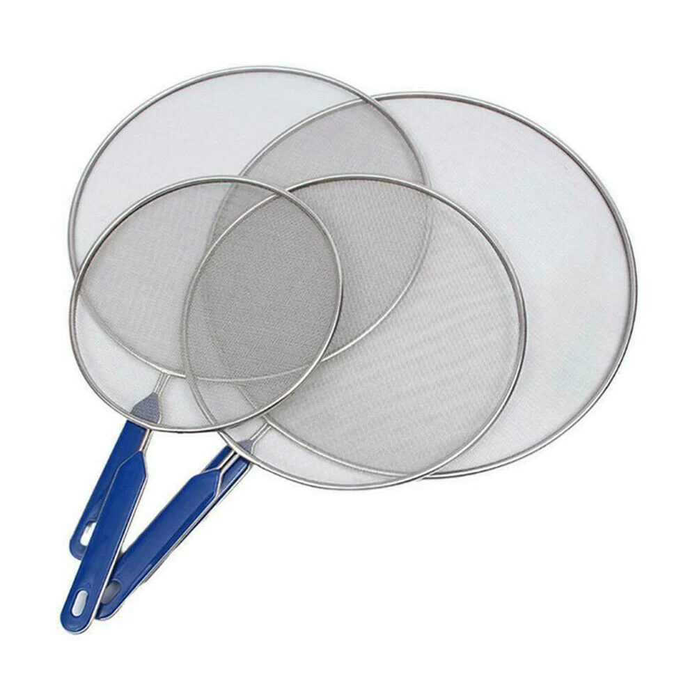 4Size Anti Splatter Guard Oil Net Stainless Steel Splash Cover Pan Screen Kitchen Cooking Frying Kitchen Accessories
4Size Anti Splatter Guard Oil Net Stainless Steel Splash Cover Pan Screen Kitchen Cooking Frying Kitchen Accessories