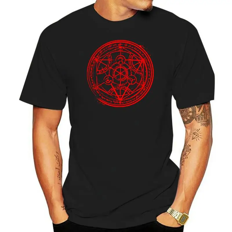 Men Short sleeve tshirt Transmutation Circle Fullmetal Alchemist T Shirt Women t-shirt
Men Short sleeve tshirt Transmutation Circle Fullmetal Alchemist T Shirt Women t-shirt