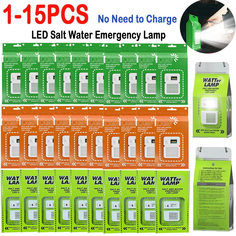 LED Salt Water Emergency Lamp Waterproof Portable Salt Water Lantern Outdoor Camping Lamps for Night Fishing Lighting 
LED Salt Water Emergency Lamp Waterproof Portable Salt Water Lantern Outdoor Camping Lamps for Night Fishing Lighting