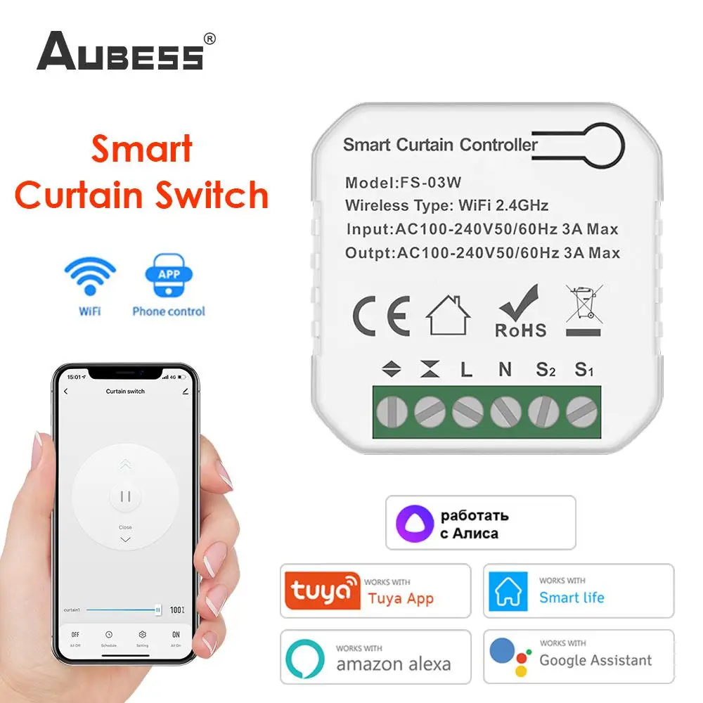 Wifi Smart Switch Smart Home Light Switches Module 2-way Control Switch Timer Smart Life APP Remote Control Alexa Google Home
Wifi Smart Switch Smart Home Light Switches Module 2-way Control Switch Timer Smart Life APP Remote Control Alexa Google Home