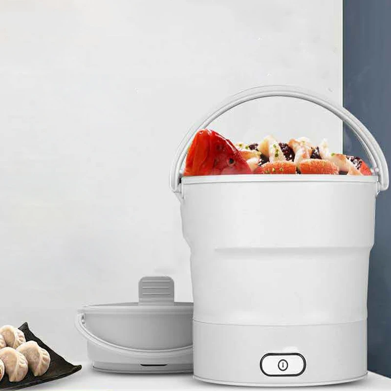 Portable Rice Cooker Multifunctional Foldable Electric Pot Cooker Dormitory Travel Mini Silicone Hot Pot Steamer Cooking Machin
Portable Rice Cooker Multifunctional Foldable Electric Pot Cooker Dormitory Travel Mini Silicone Hot Pot Steamer Cooking Machin