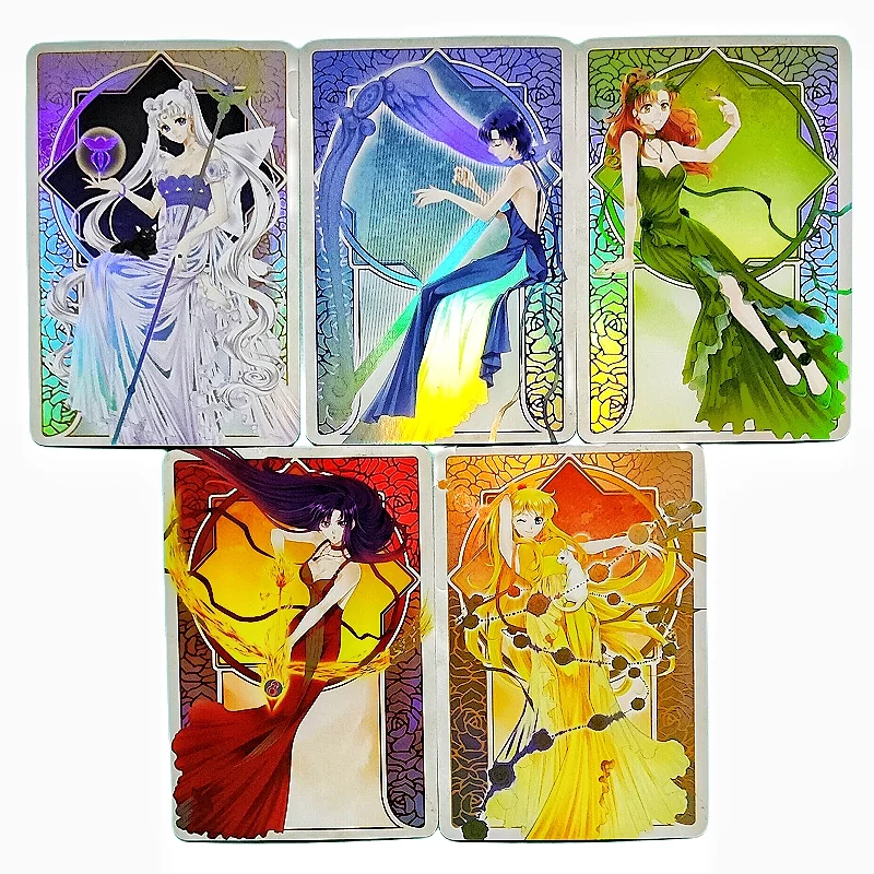 5pcs/set Sailor Moon Flower Window Series Animation Characters Tsukino Usagi Mizuno Ami Flash Card Anime Game Collection Cards
5pcs/set Sailor Moon Flower Window Series Animation Characters Tsukino Usagi Mizuno Ami Flash Card Anime Game Collection Cards