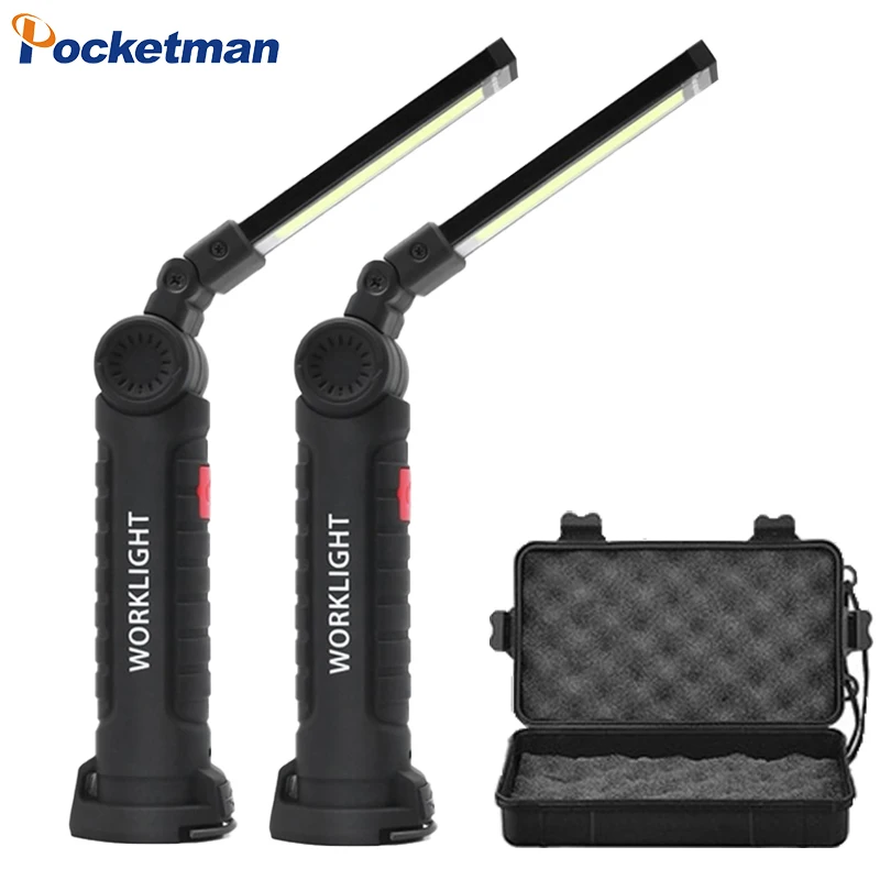 USB Rechargeable With Built-in Battery Set Multi Function Folding Work Light COB LED Camping Torch Flashlight
USB Rechargeable With Built-in Battery Set Multi Function Folding Work Light COB LED Camping Torch Flashlight