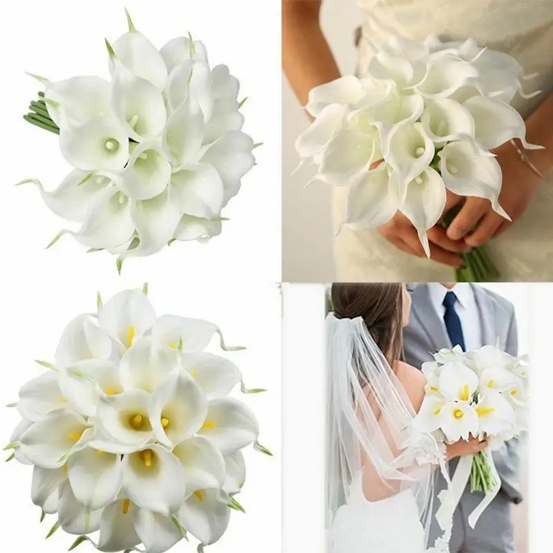 10pcs Artificial Flowers Table Decoration Flower Vase Flower Arrangement Real Touch Calla Lily Bouquet For Wedding
10pcs Artificial Flowers Table Decoration Flower Vase Flower Arrangement Real Touch Calla Lily Bouquet For Wedding