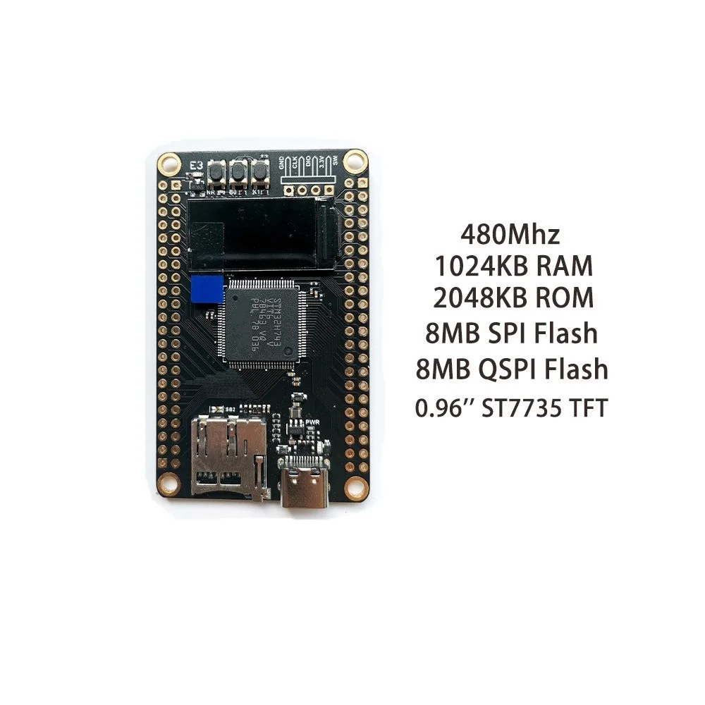 STM32H7 STM32H743 STM32H743VIT6 STM32 Board 2M Flash 1M RAM Learning Board Development board Compatible Openmv
STM32H7 STM32H743 STM32H743VIT6 STM32 Board 2M Flash 1M RAM Learning Board Development board Compatible Openmv