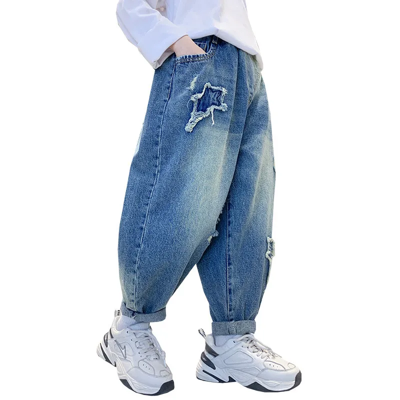 Kids Fashion Spring Clothing For Boys Loose Style Cargo Jeans Teenage Boy Casual Denim Pants Elegant Trousers 5 7 9 11 13 14Y
Kids Fashion Spring Clothing For Boys Loose Style Cargo Jeans Teenage Boy Casual Denim Pants Elegant Trousers 5 7 9 11 13 14Y
