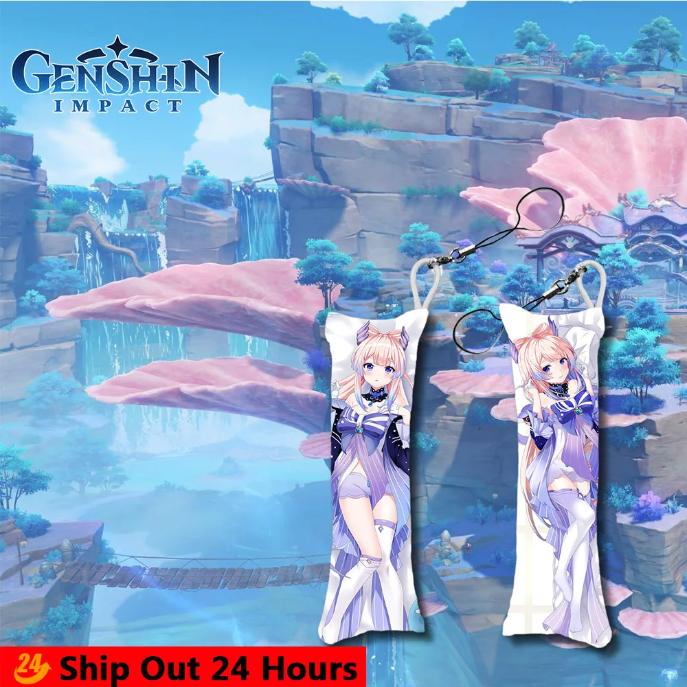 Game Genshin Impact Sangonomiya Kokomi двусторонний мини-телефон Dakimakura с подвесным орнаментом