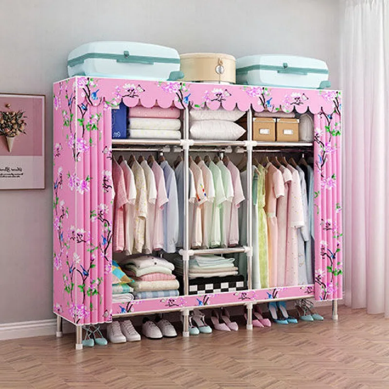 . 163cm Cloth Wardrobe Thickened Steel Pipe Reinforced Thickened Household Cupboard Chest Bedroom Economical Simple Wardrobe
. 163cm Cloth Wardrobe Thickened Steel Pipe Reinforced Thickened Household Cupboard Chest Bedroom Economical Simple Wardrobe
