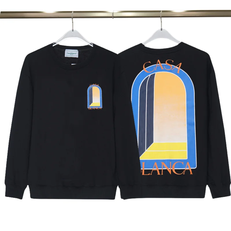 Casablanca Clothes Men's and Women's Couple Tops Arch Fantasy Gate Print Casual Loose Crewneck Long Sleeve Hoodie
Casablanca Clothes Men's and Women's Couple Tops Arch Fantasy Gate Print Casual Loose Crewneck Long Sleeve Hoodie
