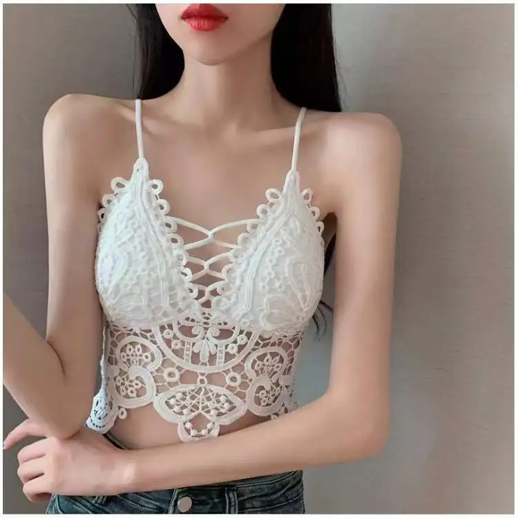 Sexy Women's Bra Tube Tops Fashion Hollow Out Top Lace Bra Girl Outer Tank Up Women's Underwear Female Crop Top Sexy Lingerie
Sexy Women's Bra Tube Tops Fashion Hollow Out Top Lace Bra Girl Outer Tank Up Women's Underwear Female Crop Top Sexy Lingerie