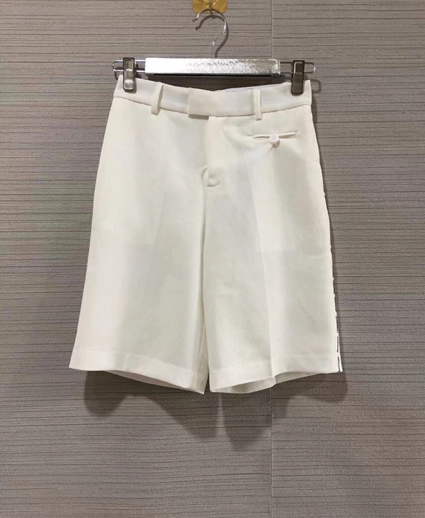 2022 new women Fashion Loose Casual Side Threading Decoration Versatile Mid Pants Casual Pants 426