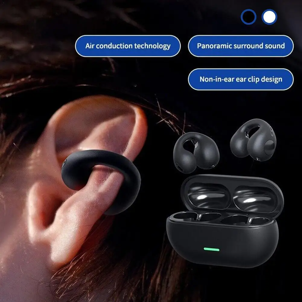 Wireless Bluetooth Earphones 5.3 Earclip Sports Long Endurance Earbone Earphones Universal Unisex For Samsung Apple Phone
Wireless Bluetooth Earphones 5.3 Earclip Sports Long Endurance Earbone Earphones Universal Unisex For Samsung Apple Phone