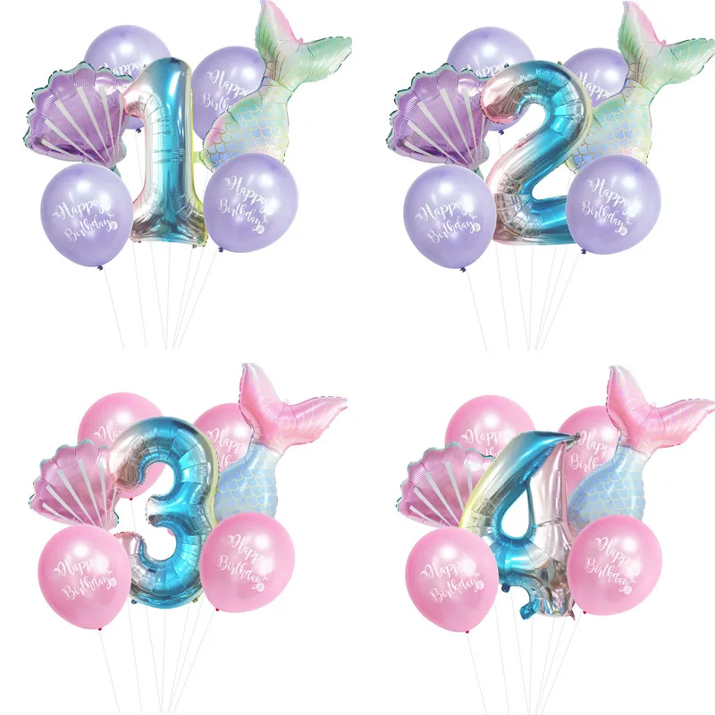Mermaid Birthday Party Balloon Number Ballon 1-9 Foil Baloon Kids Mermaid Party Decorations Helium Ballon Baby Shower Globals
Mermaid Birthday Party Balloon Number Ballon 1-9 Foil Baloon Kids Mermaid Party Decorations Helium Ballon Baby Shower Globals