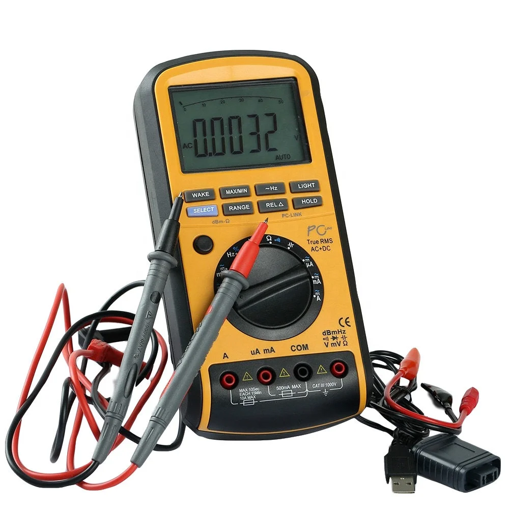 

professional digital multimeter with USB and true RMS, 50000 counts portable same to Mastech MS8218