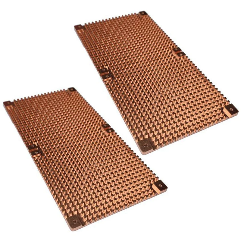 2X RTX 3060 3080 3090 Backplane Pure Copper Heat Sink Graphics Card Memory Auxiliary Radiator 90X180MM(2Mm)
2X RTX 3060 3080 3090 Backplane Pure Copper Heat Sink Graphics Card Memory Auxiliary Radiator 90X180MM(2Mm)