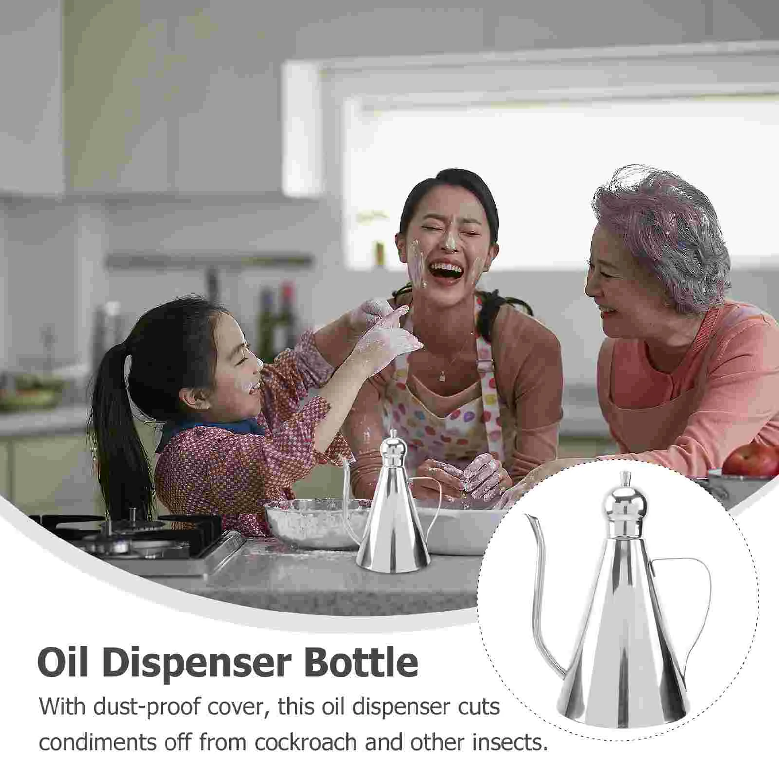 Oil Dispenser Bottle Olive Vinegar Steel Stainless Cruet Container Kitchen Saucecooking Bottles Pot Spout Decanter Drip
Oil Dispenser Bottle Olive Vinegar Steel Stainless Cruet Container Kitchen Saucecooking Bottles Pot Spout Decanter Drip