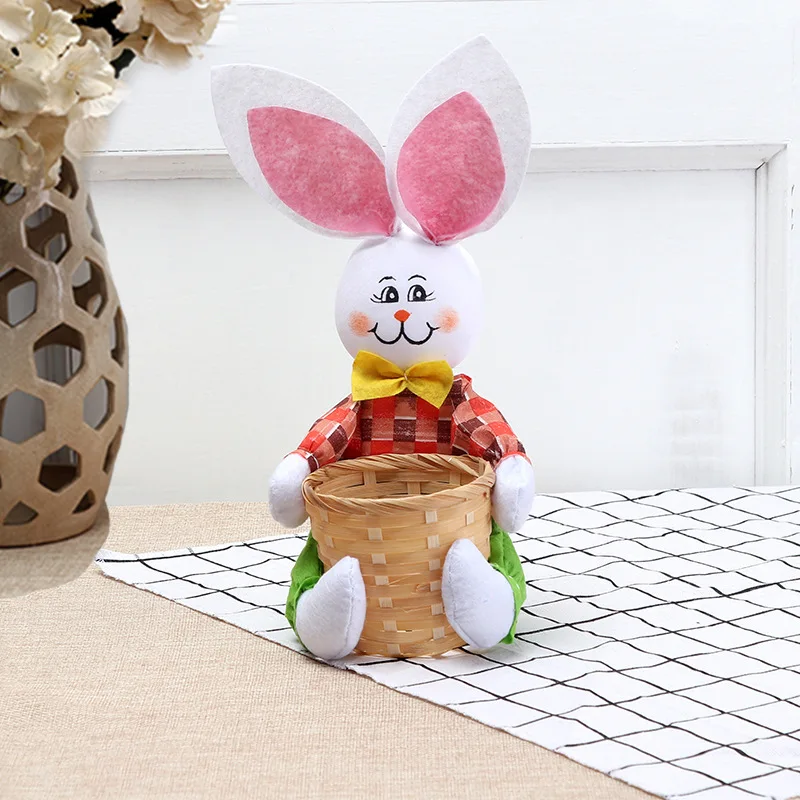 Cartoon Easter Rabbit Design Storage Bamboo Basket Resin Craft Micro Landscapes Candy Egg Organizer Easter Decor Animal Figurine
Cartoon Easter Rabbit Design Storage Bamboo Basket Resin Craft Micro Landscapes Candy Egg Organizer Easter Decor Animal Figurine