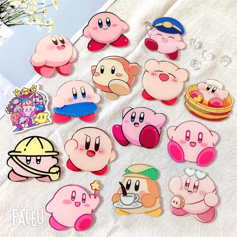 Kirby Cartoon Acrylic Badge Cute Cartoon Peripheral Brooch Creative Matching of Clothes and Backpacks Gifts for Boys and Girls
Kirby Cartoon Acrylic Badge Cute Cartoon Peripheral Brooch Creative Matching of Clothes and Backpacks Gifts for Boys and Girls