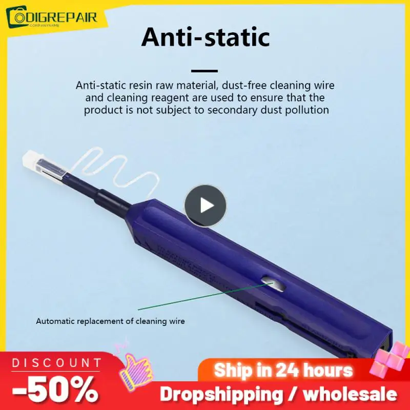 1~10PCS 10 unit Fiber Connector Cleaning Tools 800 times LC SC FC 1.25 2.5mm Fiber Cleaner Pen Stick Kit for Optical Adapter
1~10PCS 10 unit Fiber Connector Cleaning Tools 800 times LC SC FC 1.25 2.5mm Fiber Cleaner Pen Stick Kit for Optical Adapter