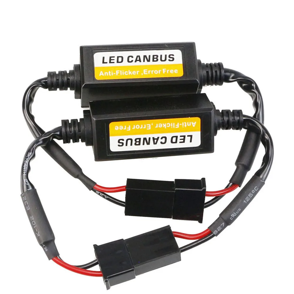 2PCS H7 LED Headlight Decoder Adapter Canbus Anti-Flicker Harness Bulbs Resistor Decoder Warning Error Canceller Plug And Play
2PCS H7 LED Headlight Decoder Adapter Canbus Anti-Flicker Harness Bulbs Resistor Decoder Warning Error Canceller Plug And Play