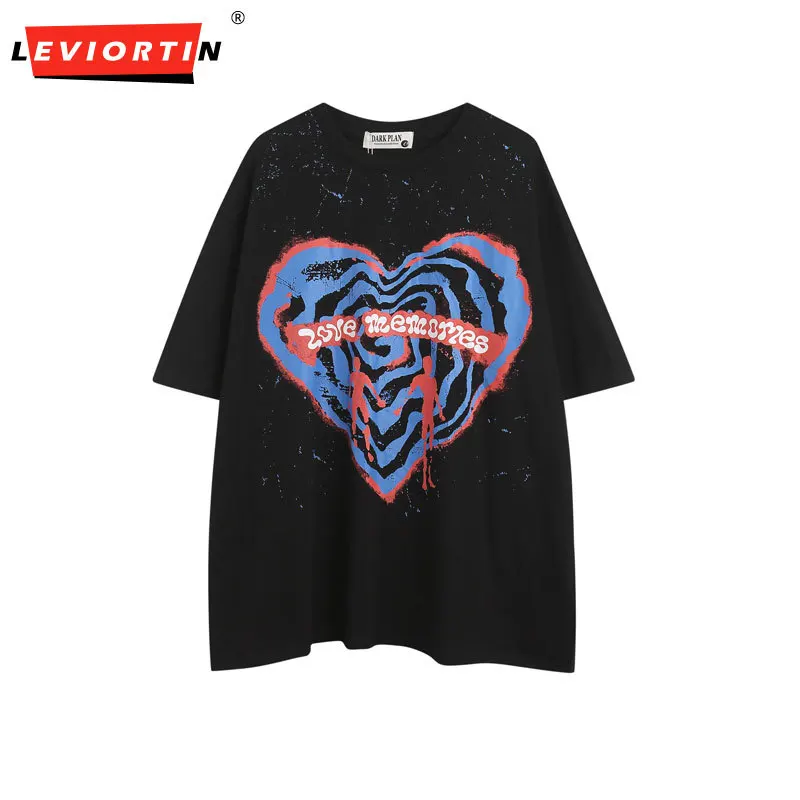 Streetwear Men Tshirts Heart Graffiti Y2K T Shirt Cotton Black White Hip Hop Loose Top Tees Summer Harajuku Casual Short Sleeve
Streetwear Men Tshirts Heart Graffiti Y2K T Shirt Cotton Black White Hip Hop Loose Top Tees Summer Harajuku Casual Short Sleeve