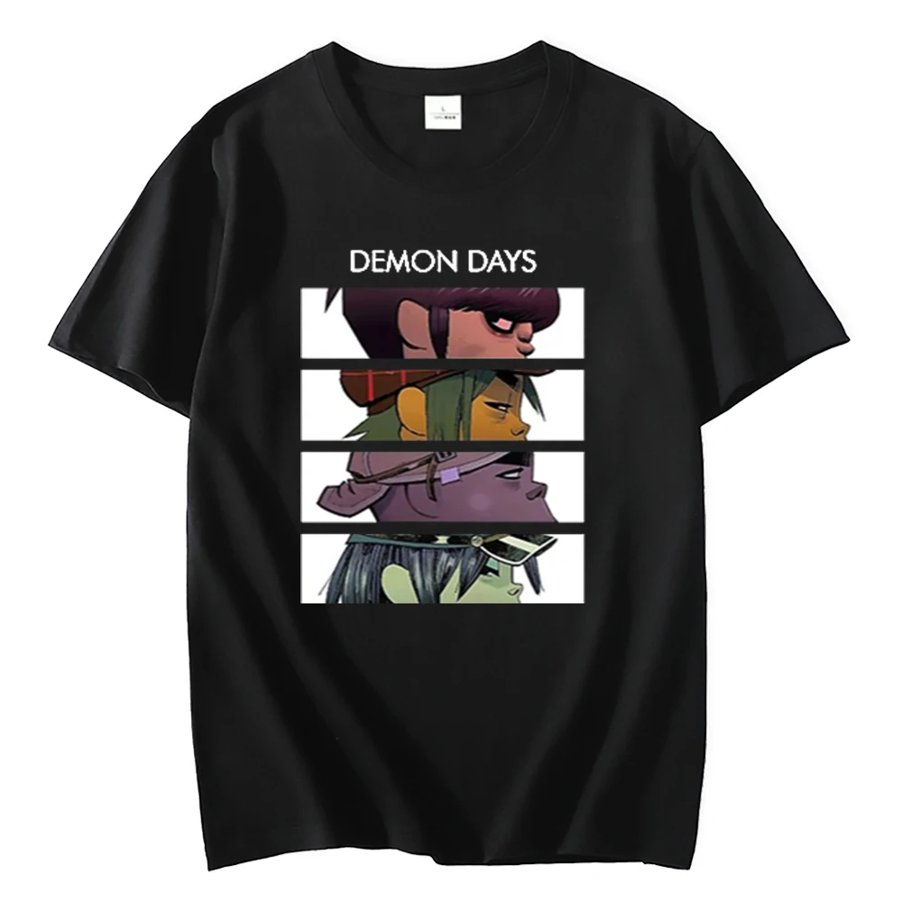 Summer Men Tshirt Music Gorillaz Print T-shirt Top Women's Streetwear Hip-hop Clothes Costumes Oversized Unisex Short Sleeve Tee
Summer Men Tshirt Music Gorillaz Print T-shirt Top Women's Streetwear Hip-hop Clothes Costumes Oversized Unisex Short Sleeve Tee