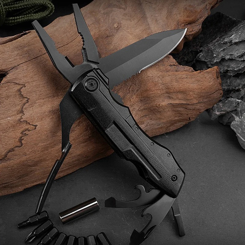 Camping Outdoor Multifunctional Knife Pliers Portable Folding Multitool Pliers Camping Survival Knife
Camping Outdoor Multifunctional Knife Pliers Portable Folding Multitool Pliers Camping Survival Knife